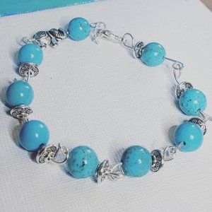 Turquoise Bead Bracelet